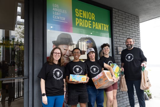LA LGBT Center Senior Pantry Volunteer Event
