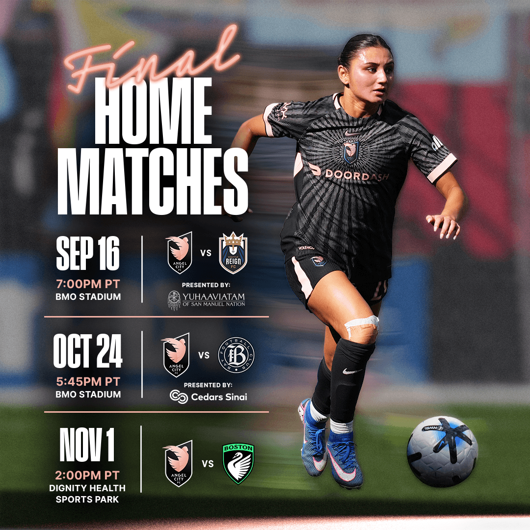 Upcoming home matches