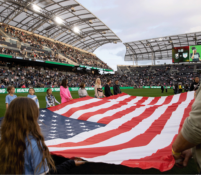 American Flag Presentation