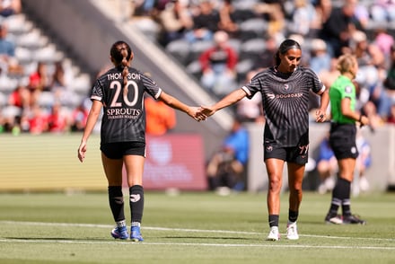 Angel City FC Falls To Portland Thorns In Stoppage-Time Thriller
