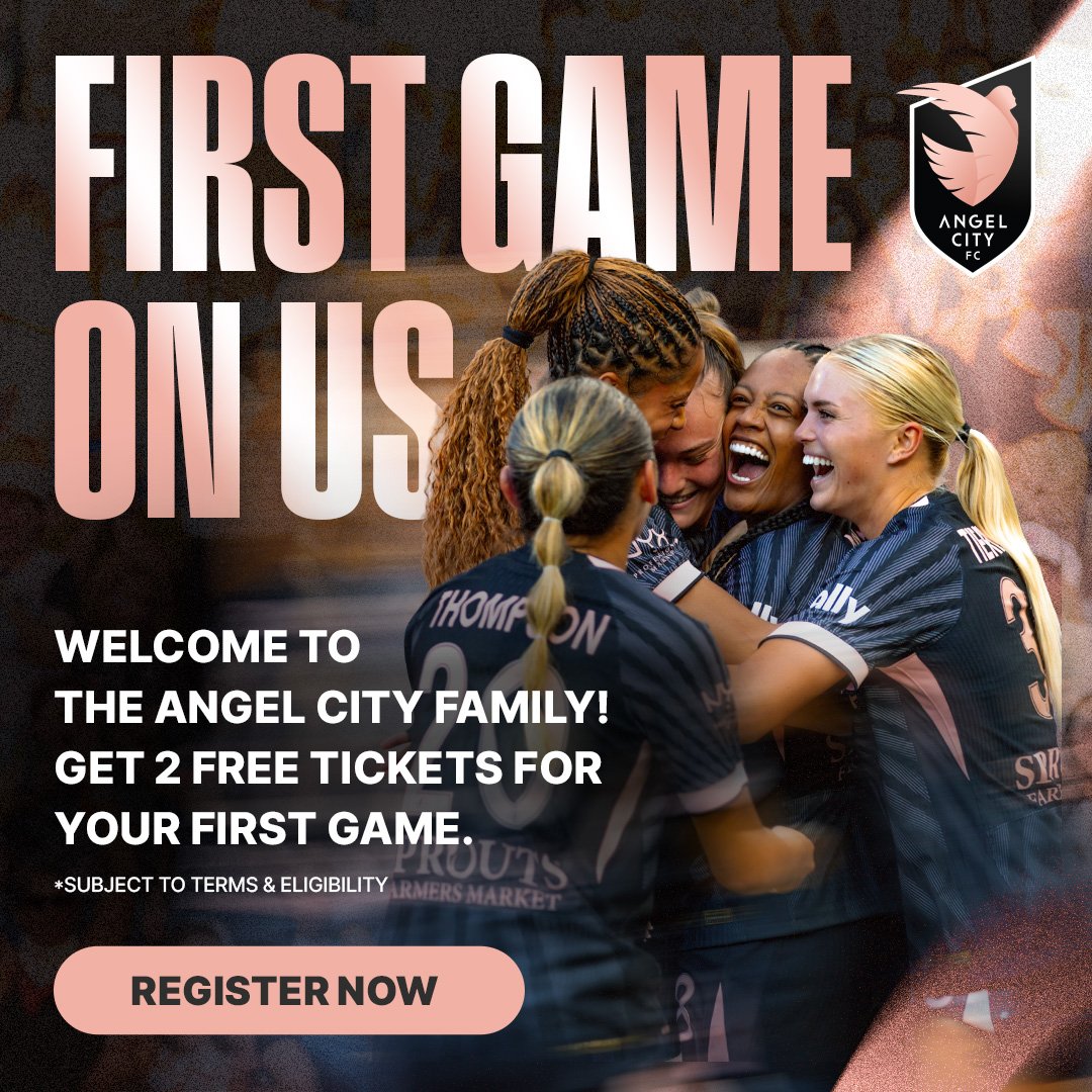 First Game On Us — get 2 free tickets for your first Angel City FC match