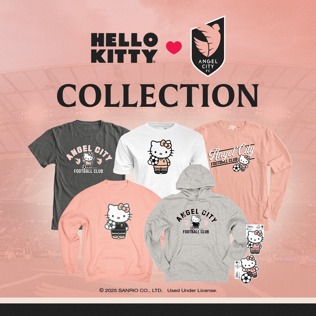 Angel City FC x Hello Kitty merch collection — shop now