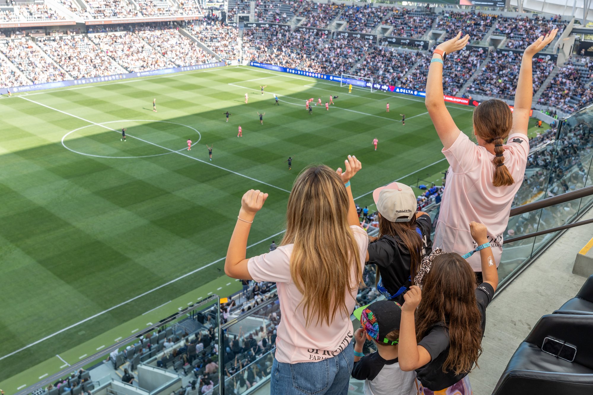 Sunset Deck Loge_Premium_Fans Cheering