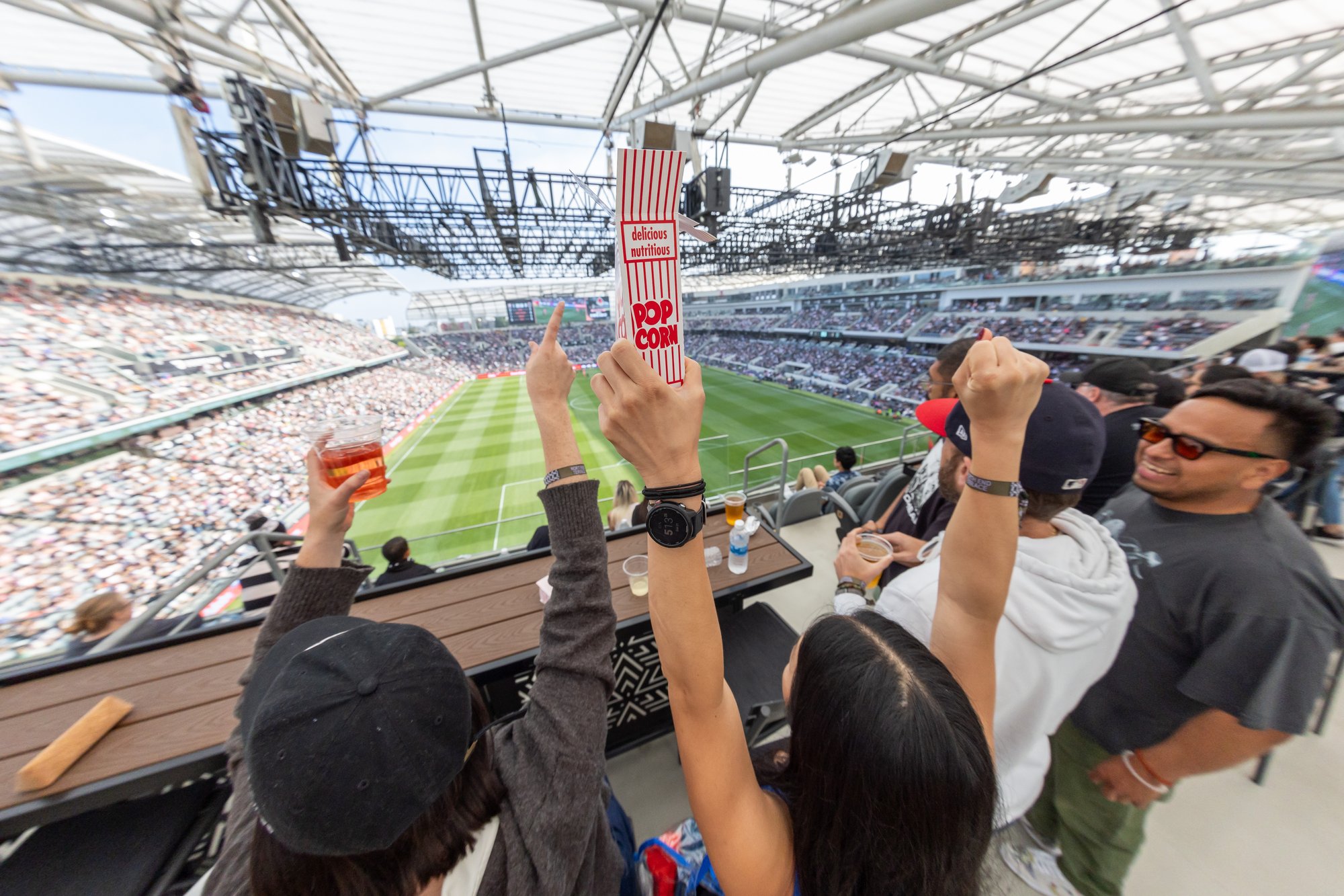 North End Seats_Premium Fans Cheer1