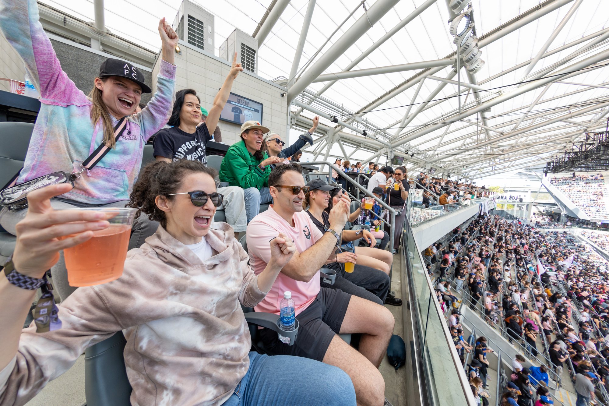 North End Seats_Premium Fans Cheer2
