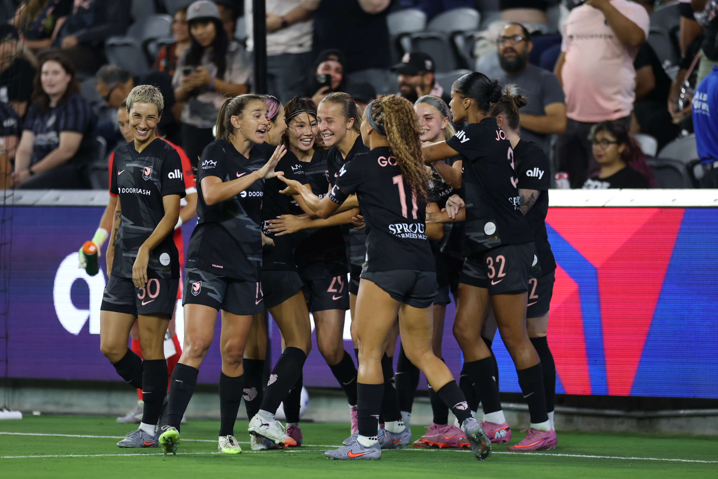 Evelyn Shores Goal Group Celebration