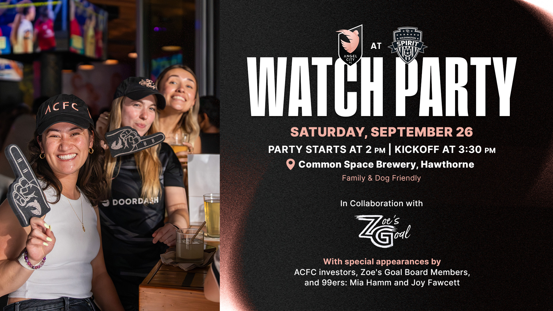 Official Watch Party - Angel City FC @ Washington