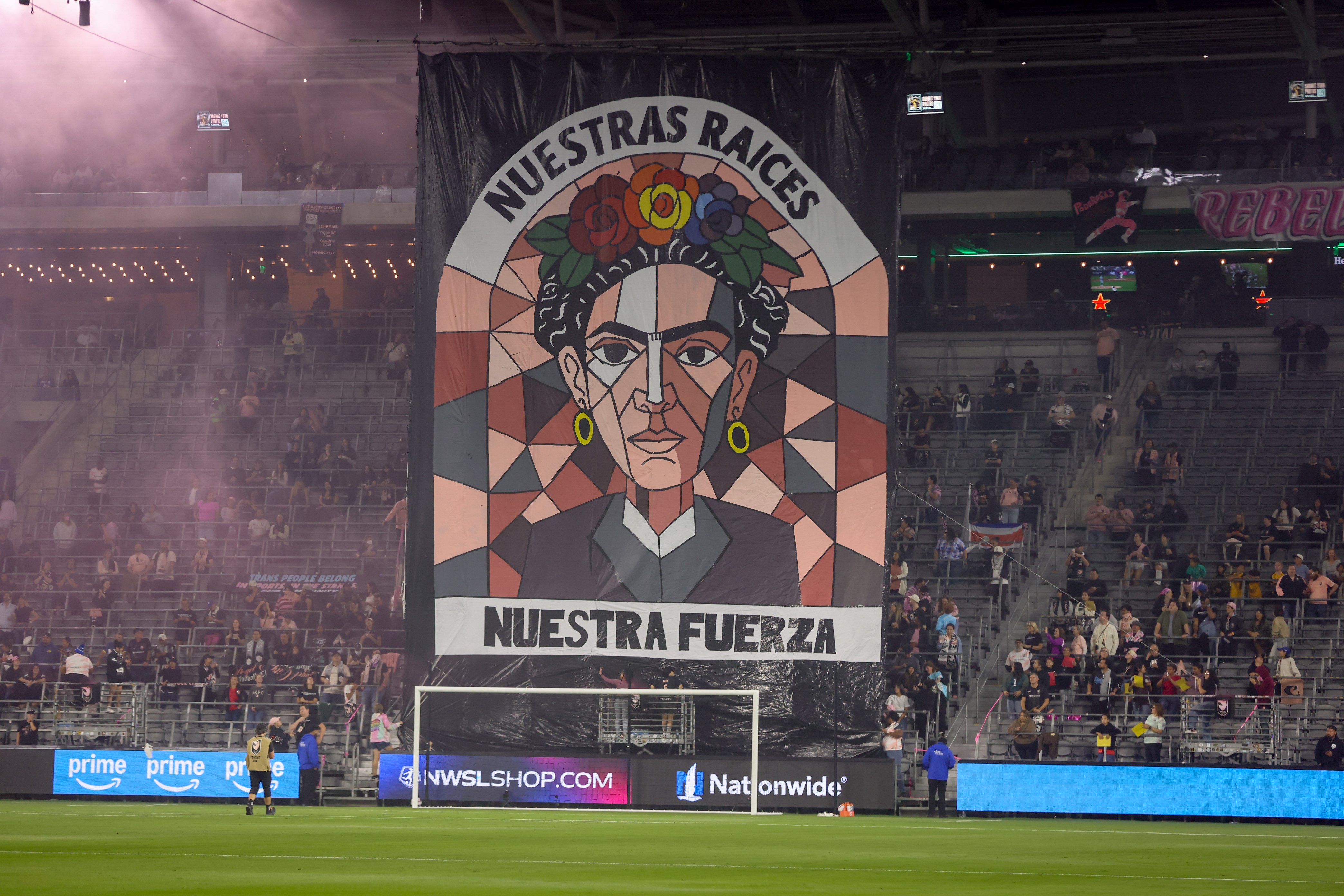 Supporters Tifo Neustras Raices Nuestra Fuerza 