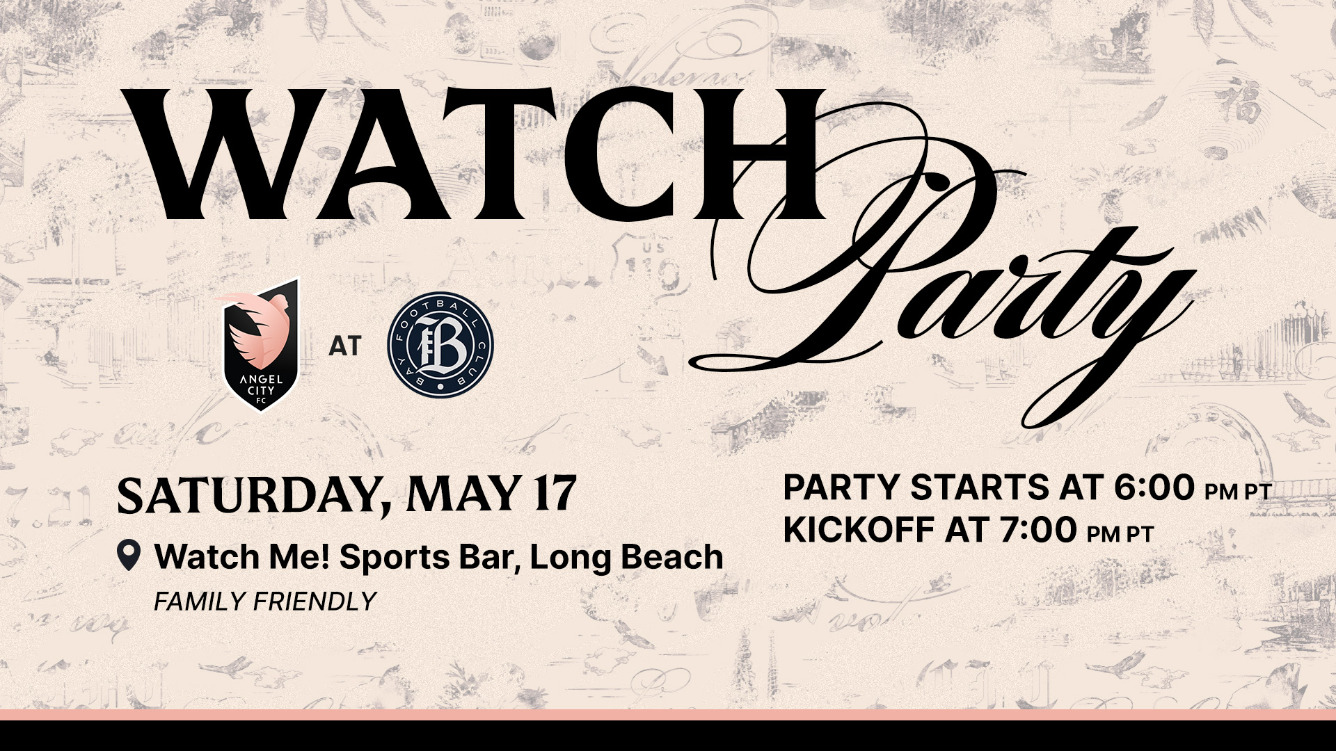 Watch Party Bay FC vs Angel City FC