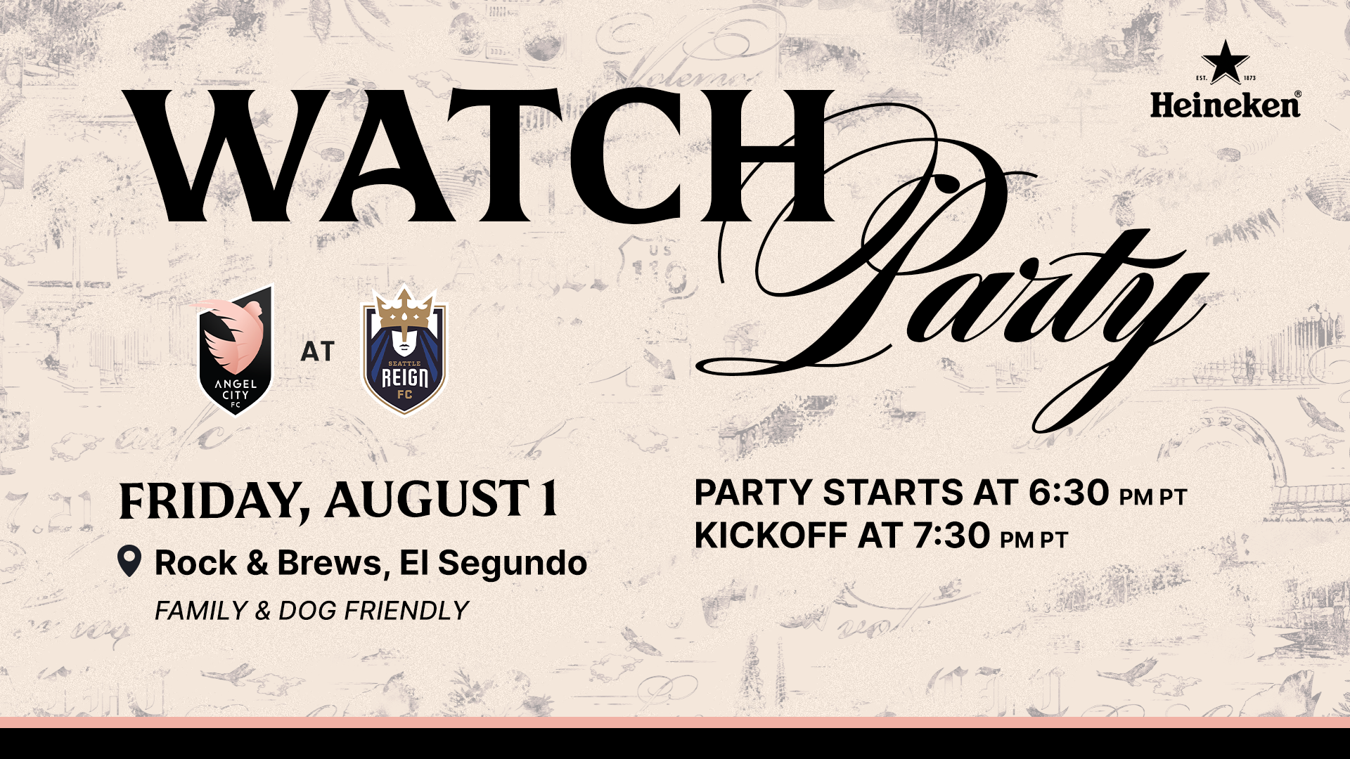Watch Party Seattle Reign vs Angel City FC