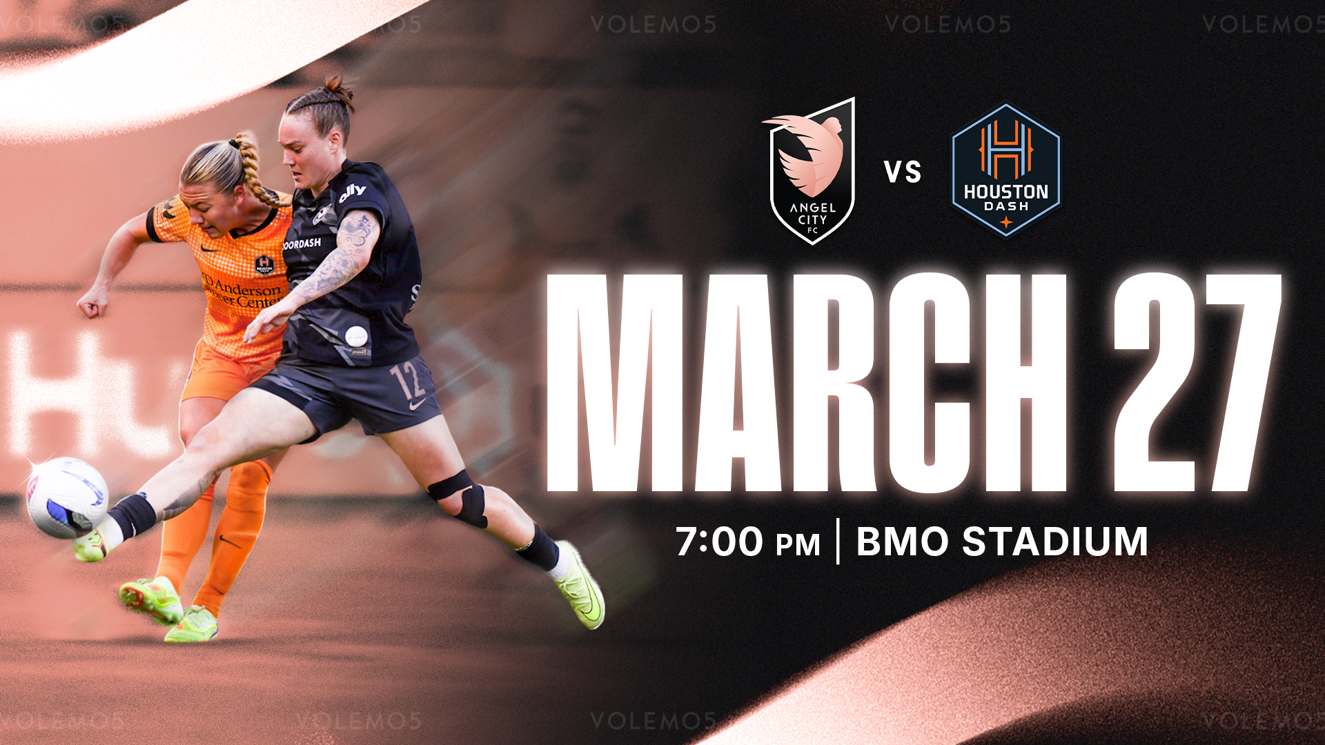 Angel City FC vs Houston Dash  -  March 27, 2026