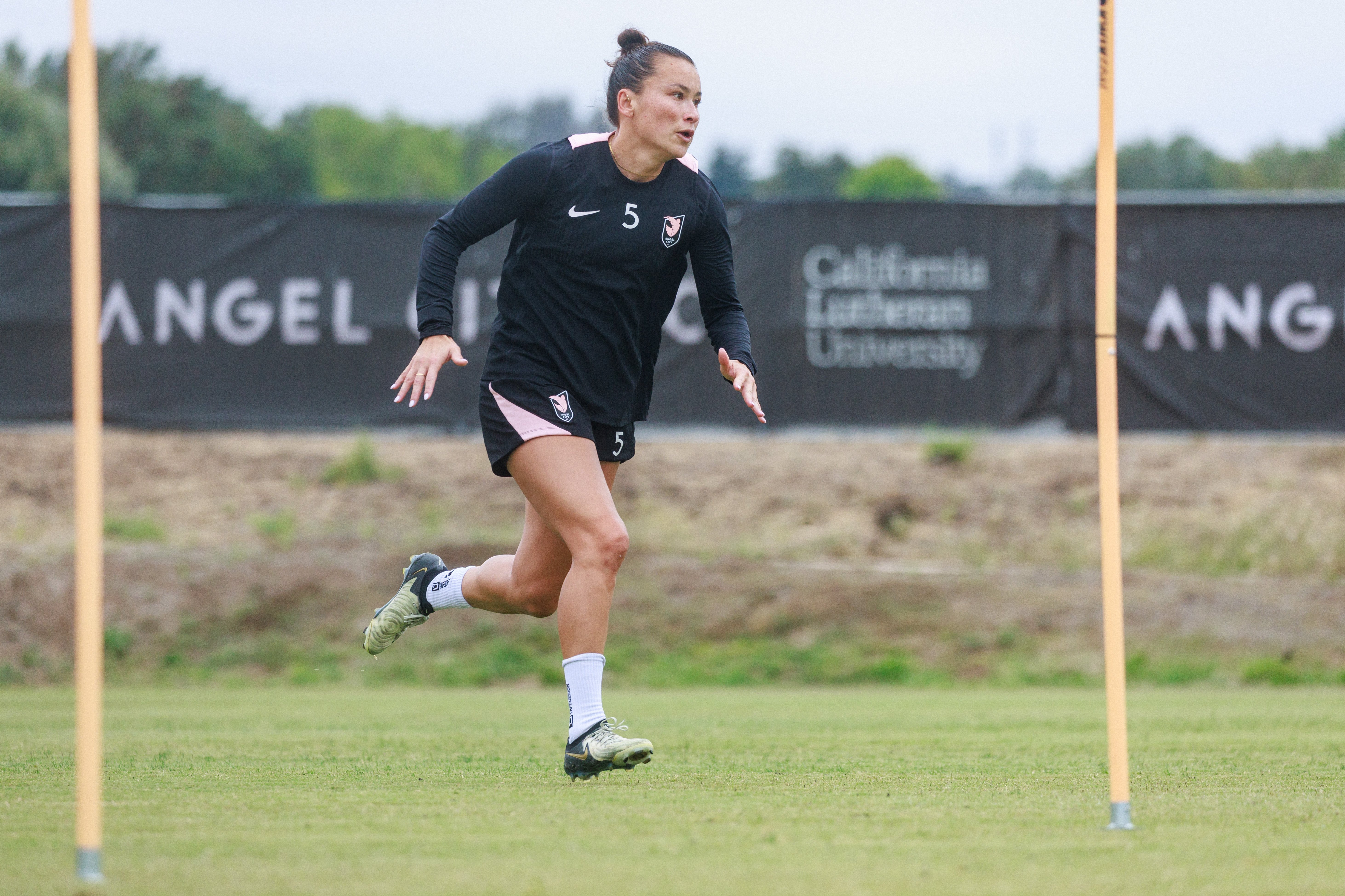 Ali Riley at Training