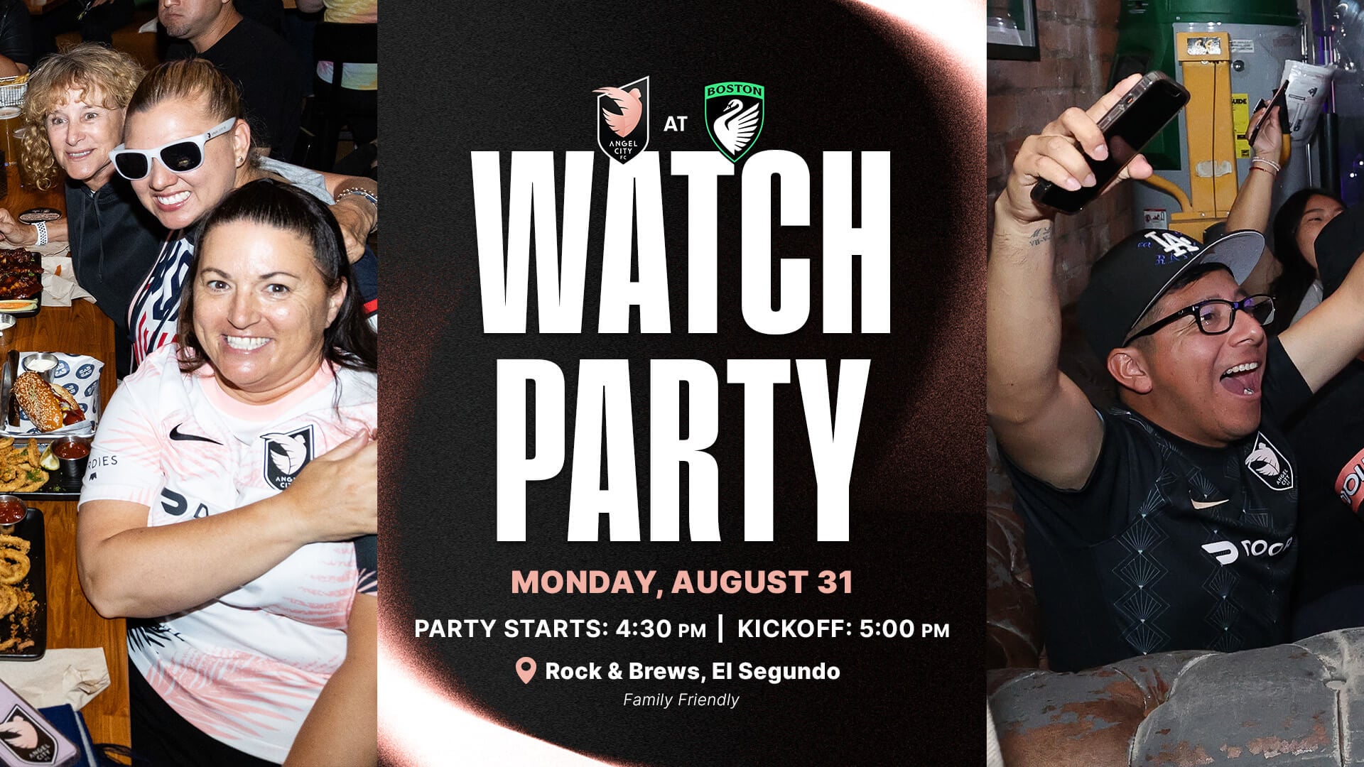 Official Watch Party - Angel City FC @ Boston