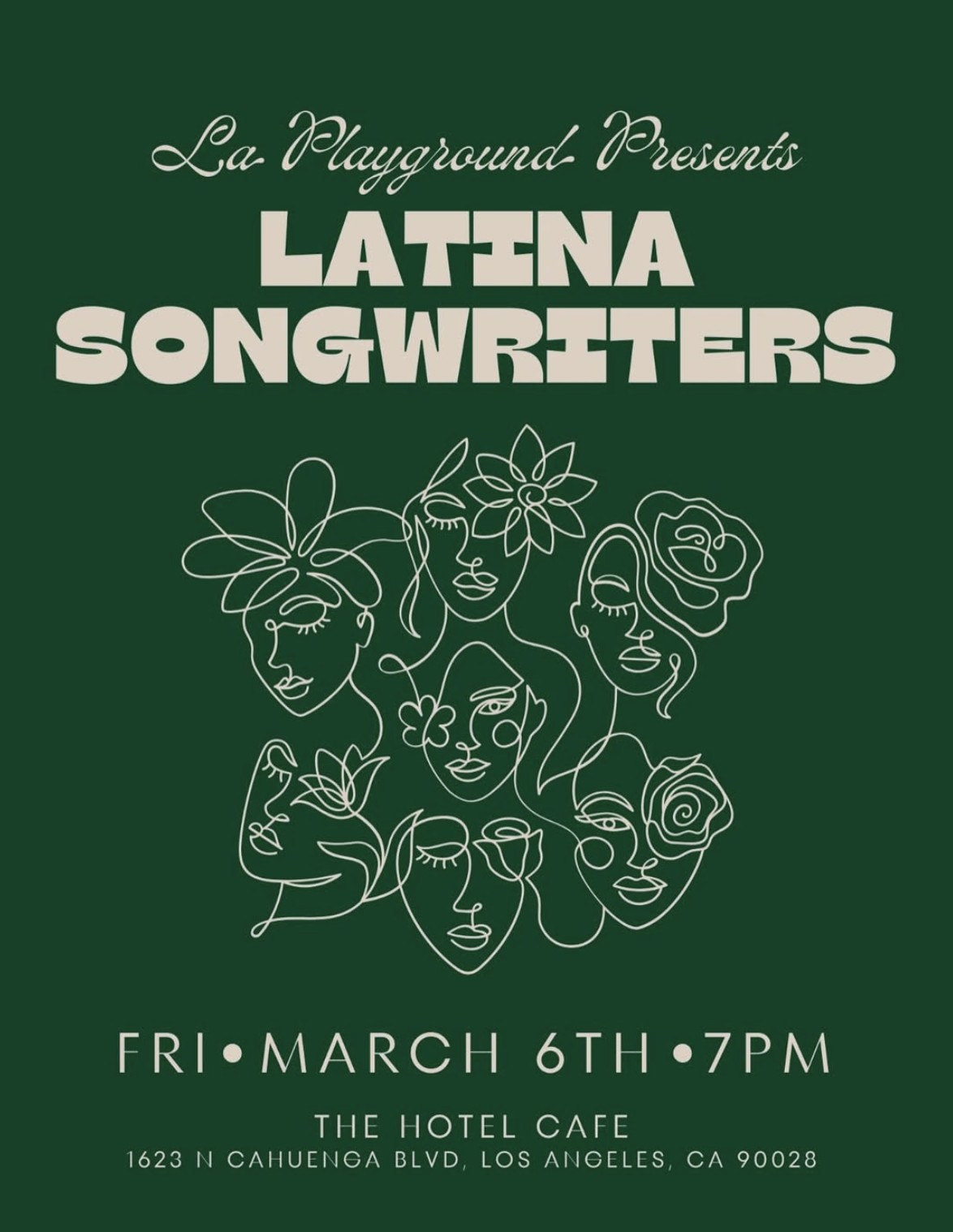 LA Playground, Latina Songwriters Showcase